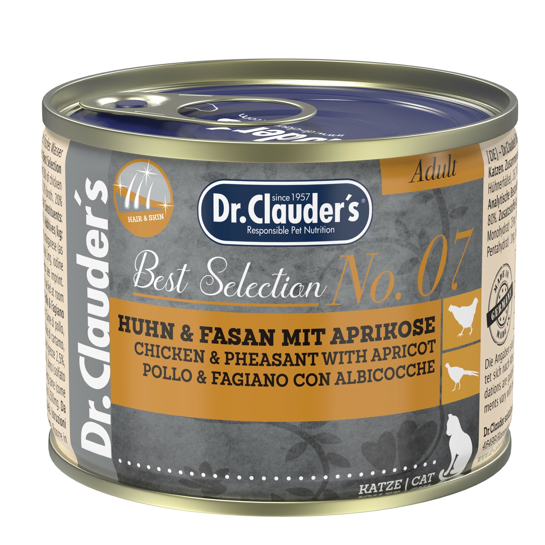 Dr.Clauder's Best Selection №7 Chicken & Pheasant with apricot 200 г