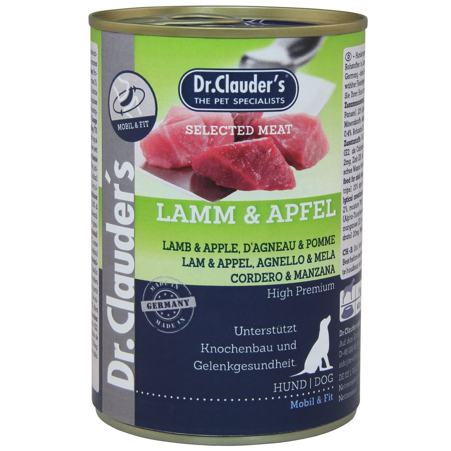Dr.Clauder’s Selected Meat Lamb & Apple 400 г